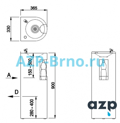 Напольный питьевой фонтанчик AFO 01.SL AZP Brno Чехия (фото, схема) Напольный питьевой фонтанчик AFO 01.SL AZP Brno Чехия (фото, схема)